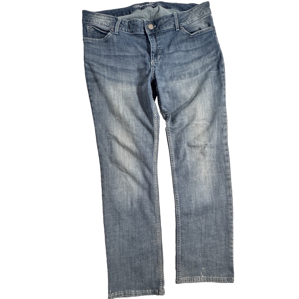 Wrangler Jeans Women's 17x32(31) Blue Straight Leg Mid-Rise Rodeo Country‎